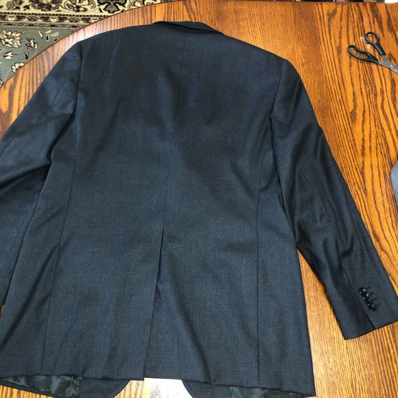 EREDI PISANO BLACK 3 BUTTON CHEST POCKET POCKET ON CHEST AND ON EACH SIDE - Picture 12 of 13